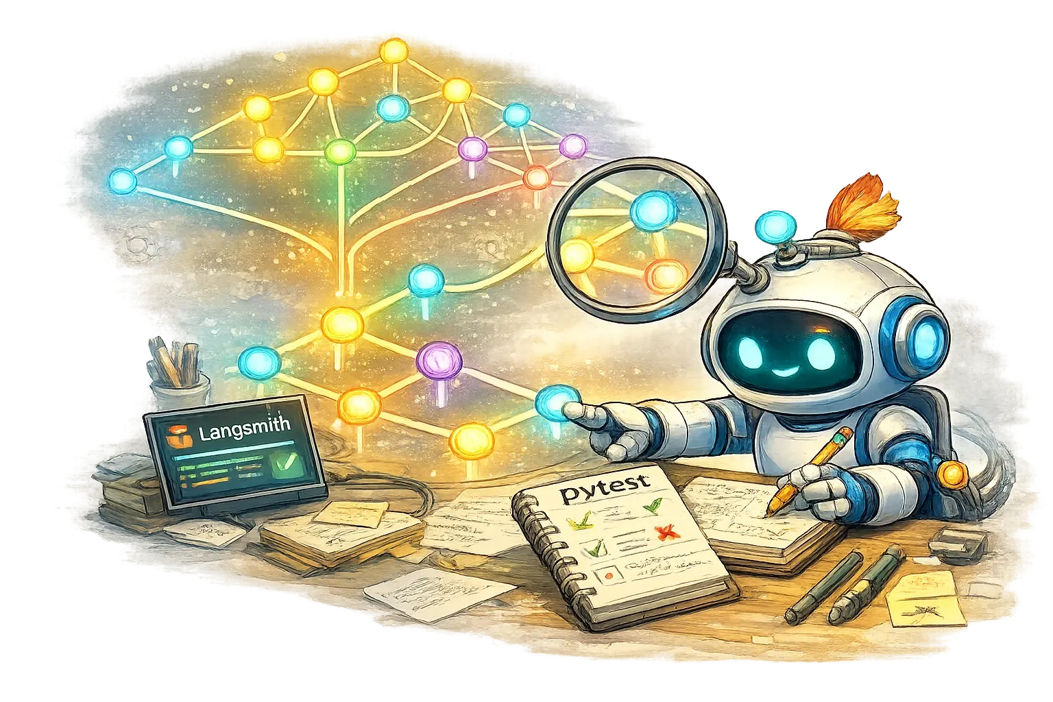Understanding LangGraph Workflows with LangSmith Traces and pytest