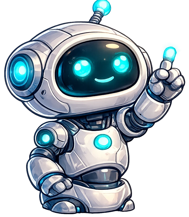 Robot answering a question