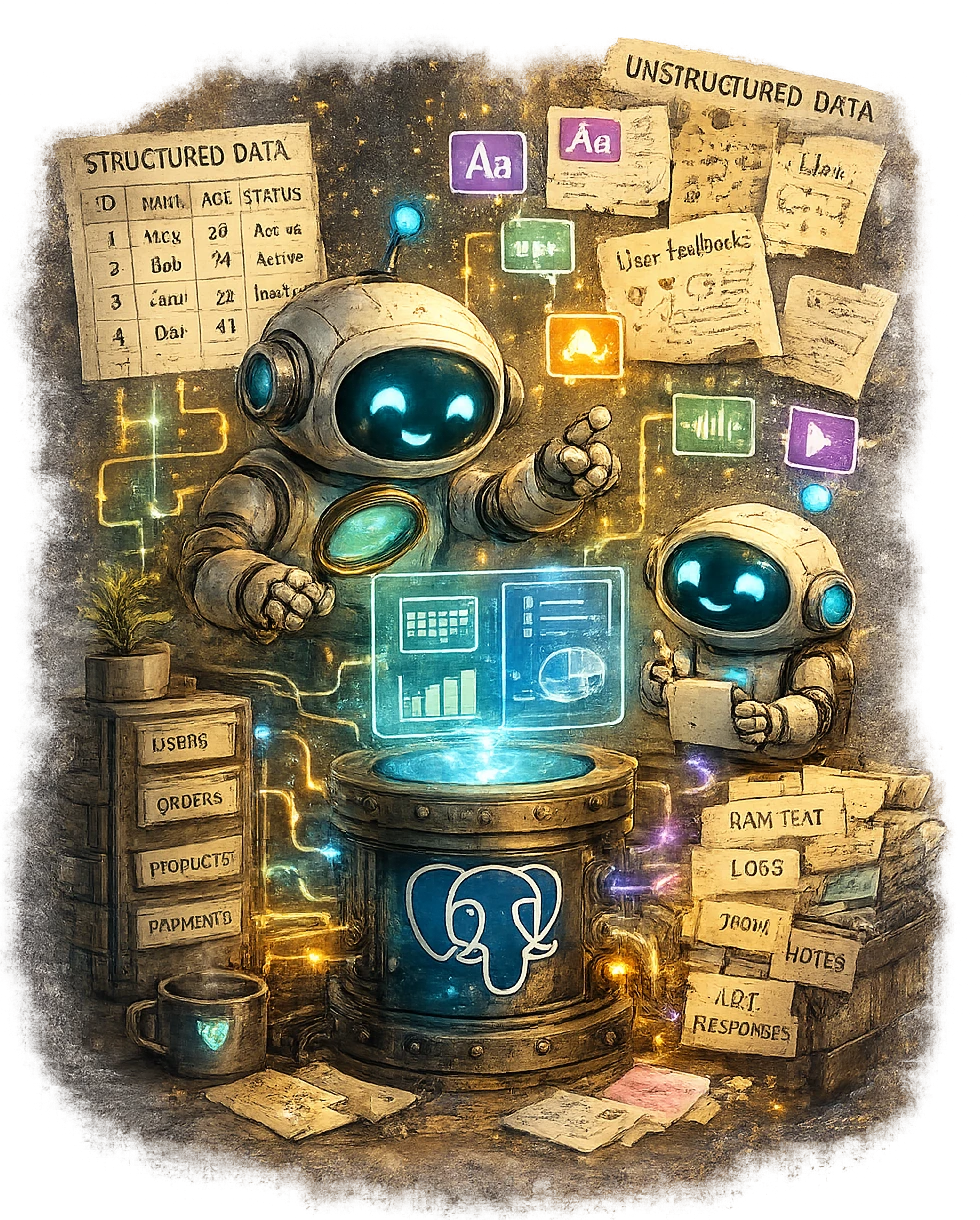Structured and unstructured data
